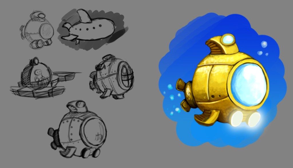 Concept Art – Yellow&nbsp;Submarine